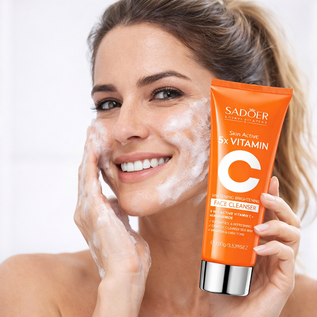 Detergente viso LUMINA con 5 vitamine C
