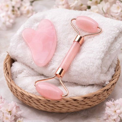 Jade Roller - Rolo de Massagem Facial de Piedra Natural