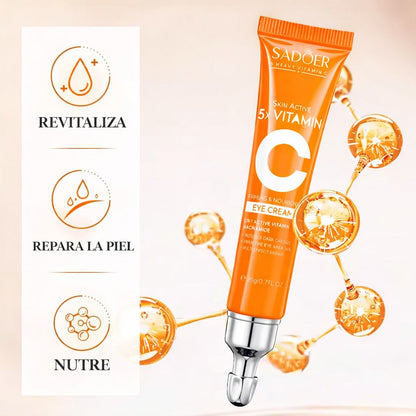 Contorno de Ojos Iluminador con Vitamina C Activa y Niacinamida – 20 ml