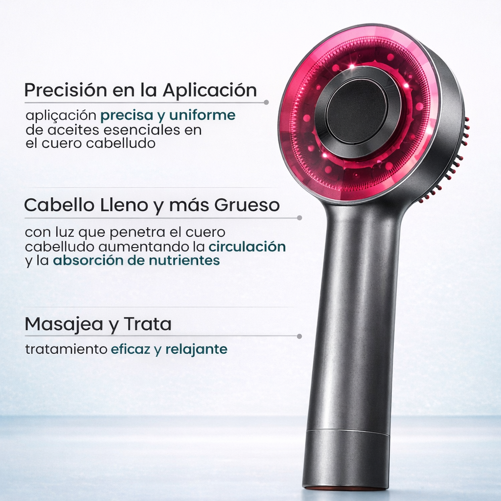 Reduce la Caída del Cabello – Masajeador Capilar Scalp Lux