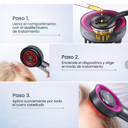 Reduce la Caída del Cabello – Masajeador Capilar Scalp Lux