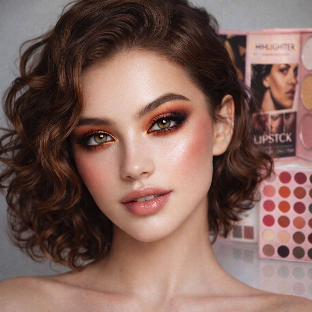 Palette trucco professionale - con ombretti, gloss e contouring