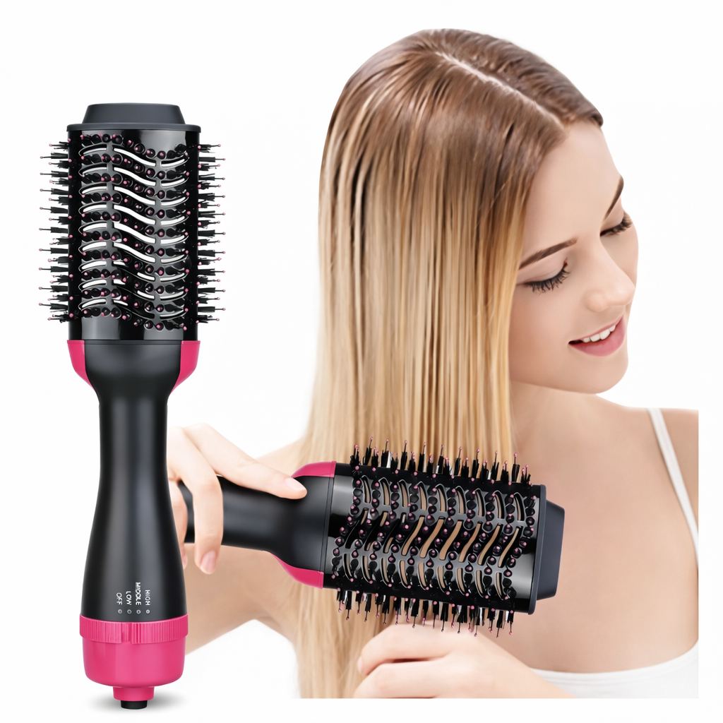 Asciugacapelli e spazzola lisciante professionale 4 in 1 