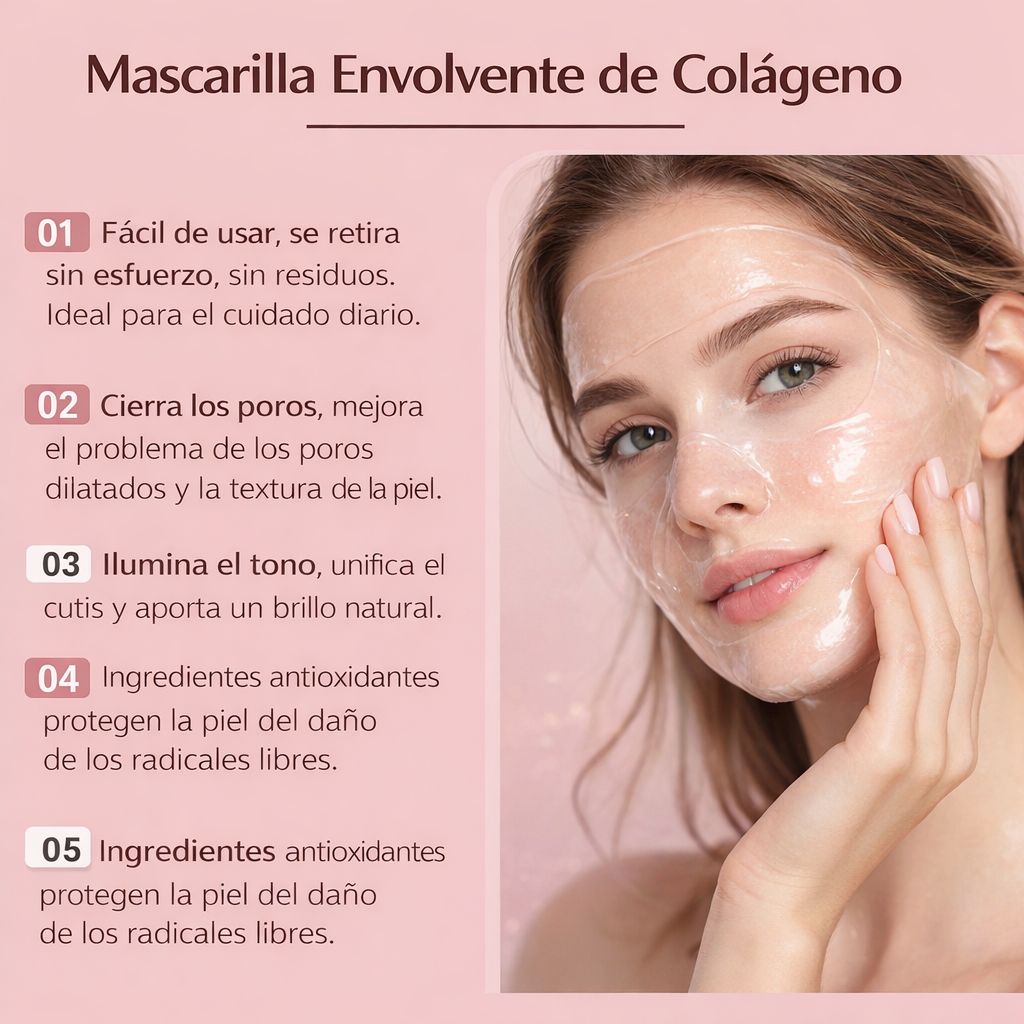 Máscara Facial Nocturna de Colágeno Peel-Off (75 ml)