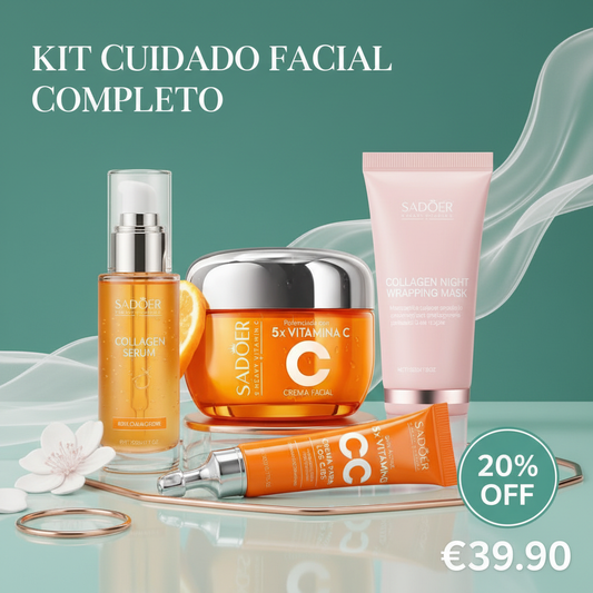 Kit Cuidado Facial Completo - 20% OFF - €39.90