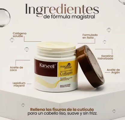 Mascarilla Capilar Premium de Colágeno con Aceite de Coco