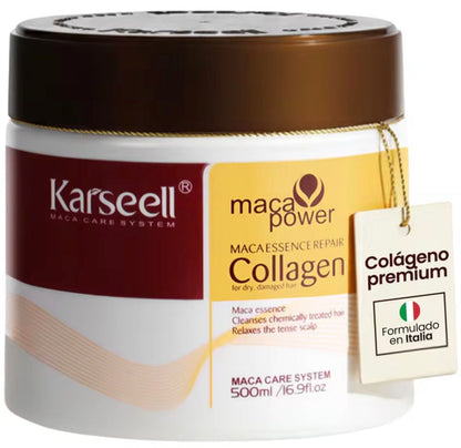 Mascarilla Capilar Premium de Colágeno con Aceite de Coco