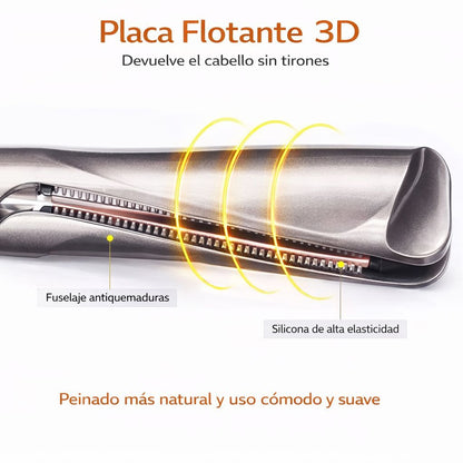 Plancha Alisadora y Rizadora 2 en 1 Profesional