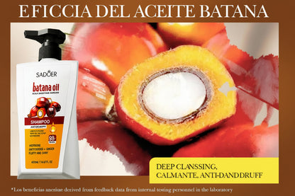 Champú SADOER con Aceite de Batana 400ml – Crecimiento Capilar, Cuidado del Cuero Cabelludo y Renovación Natural